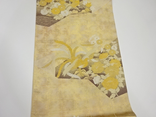 着物・帯 ] - 袋帯 リサイクル 鳳凰に花鳥模様織出し袋帯 | ネット